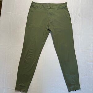 RHONE olive Green Men's commuter joggers